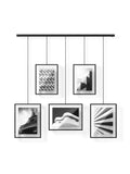 Umbra Black Exhibit 5 Opening Wall Hanging Photo Frame 79cm x 70cm x 3cm (British brand)