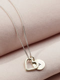 Posh Totty Designs 9ct gold heart necklace with tag, imported from the UK