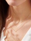 Adjustable 9ct Gold Initial Necklace