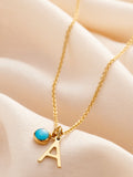 Posh Totty Designs birthstone charm necklace sterling silver (British brand)