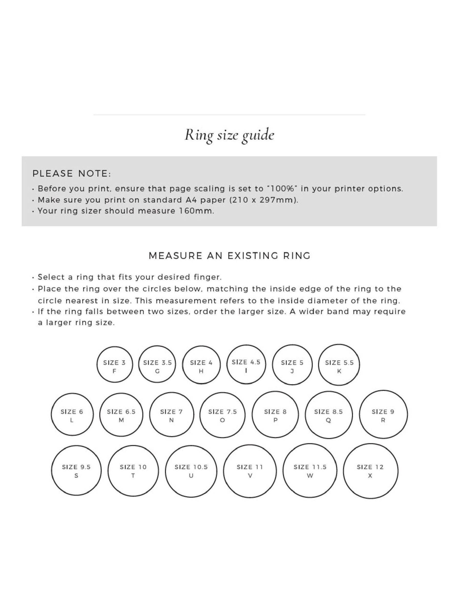 Posh Totty Designs personalised signet ring with monogram, imported from the UK