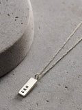 Posh Totty Designs Kintsugi tag necklace with 20 chain, imported from the UK