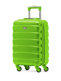 Flight Knight green hard shell cabin suitcase 21 inch, UK version
