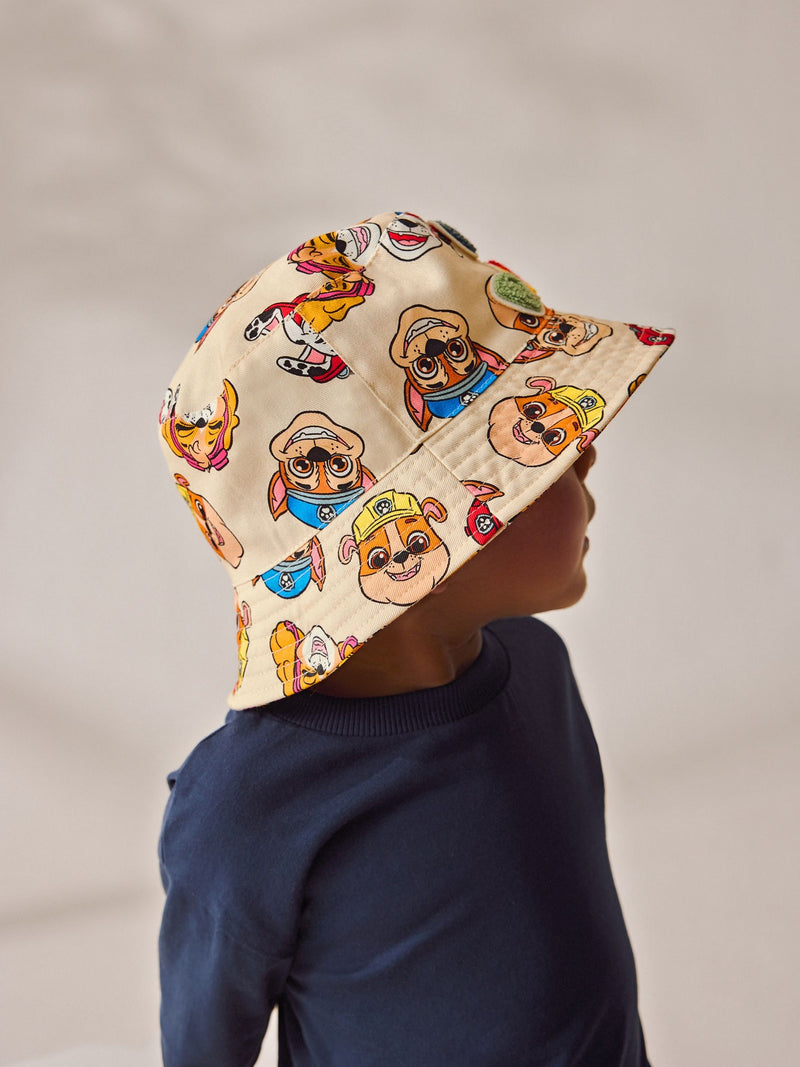 Paw Patrol cream bucket hat children 1-10 years, imported from the UK