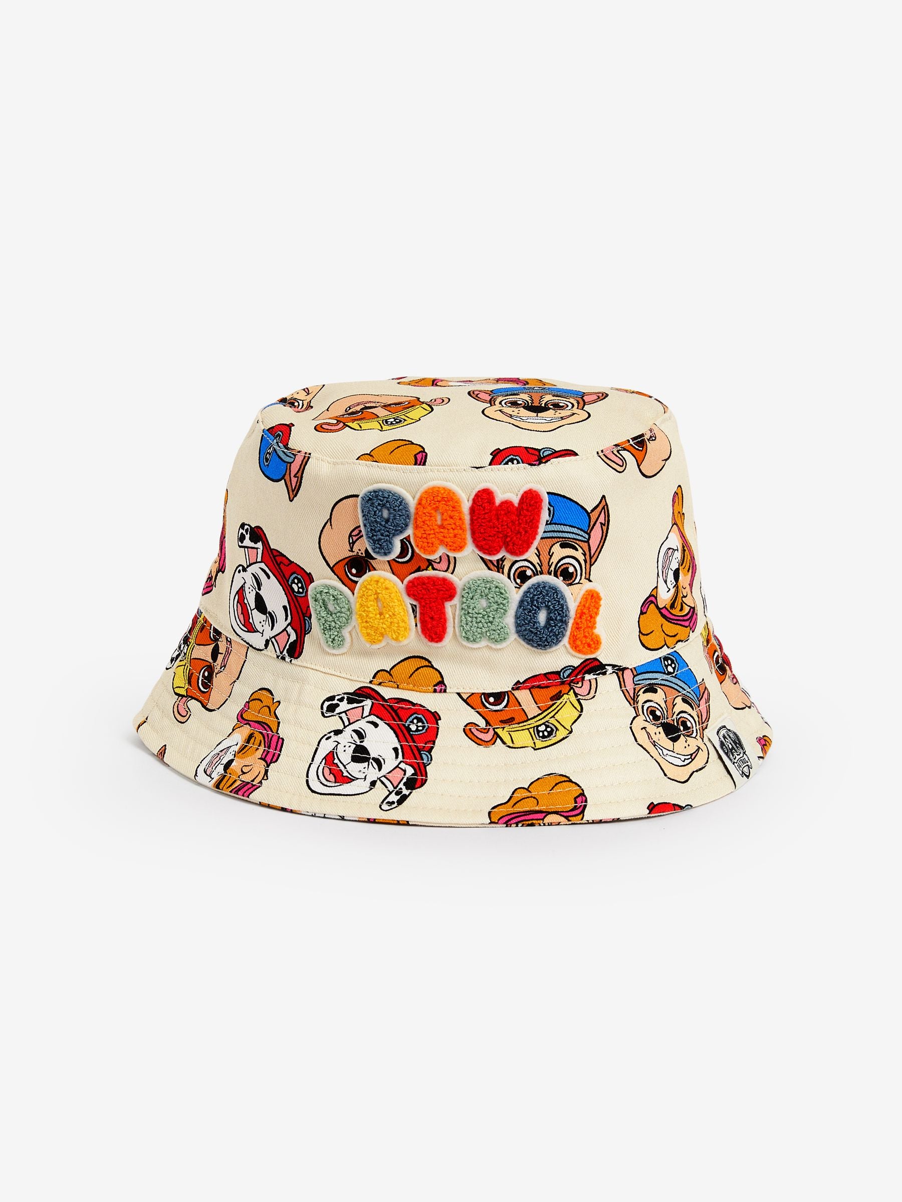Paw Patrol cream bucket hat children 1-10 years, imported from the UK