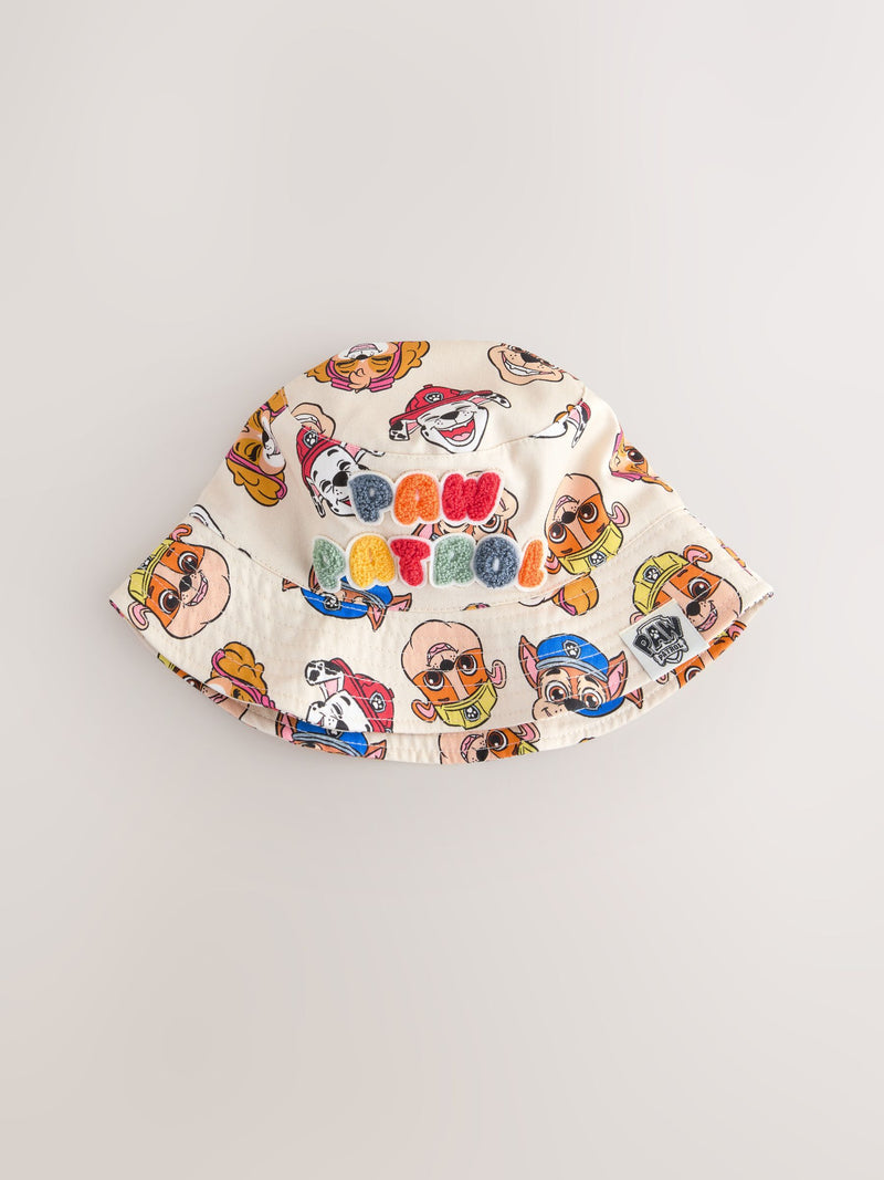 Paw Patrol cream bucket hat children 1-10 years, imported from the UK
