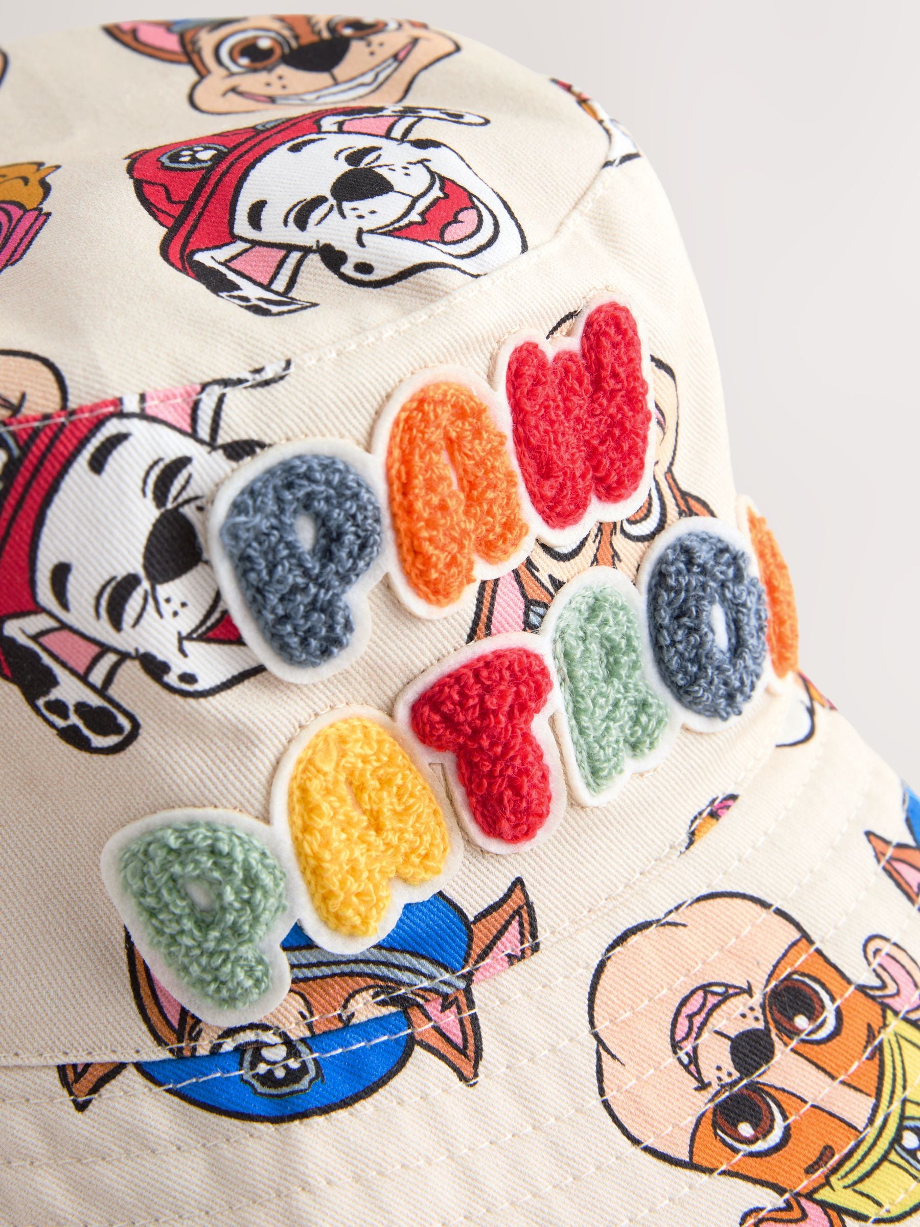 Paw Patrol cream bucket hat children 1-10 years, imported from the UK
