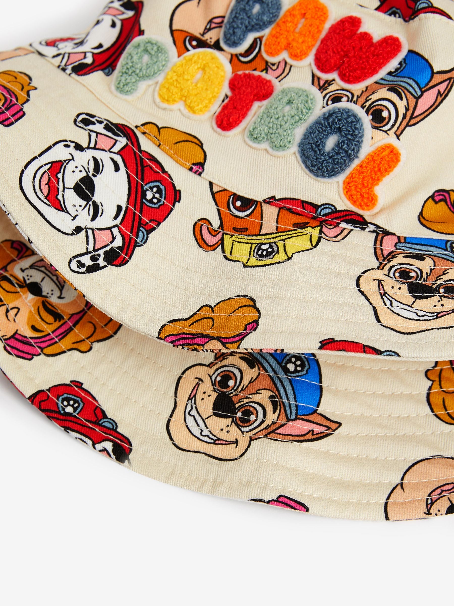 Paw Patrol cream bucket hat children 1-10 years, imported from the UK