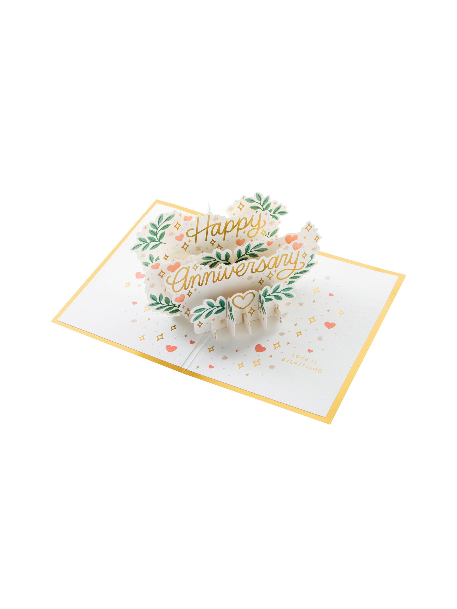 Hallmark 3D pop-up anniversary card, UK version