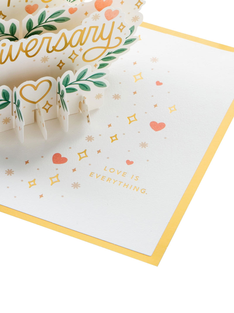 Hallmark 3D pop-up anniversary card, UK version