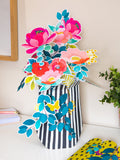 Hallmark 3D pop-up vibrant letterbox paper flowers, UK version