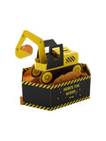 Hallmark yellow kids birthday card 3D pop-up digger design 15.8x22.8cm, UK version
