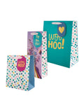 Hallmark celebratory designs gift bags set of 3, UK version