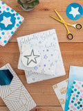 Hallmark gift wrap set with 6 sheets and tags, UK version