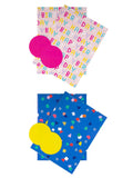 Hallmark birthday gift wrap set with 8 sheets and tags, UK version