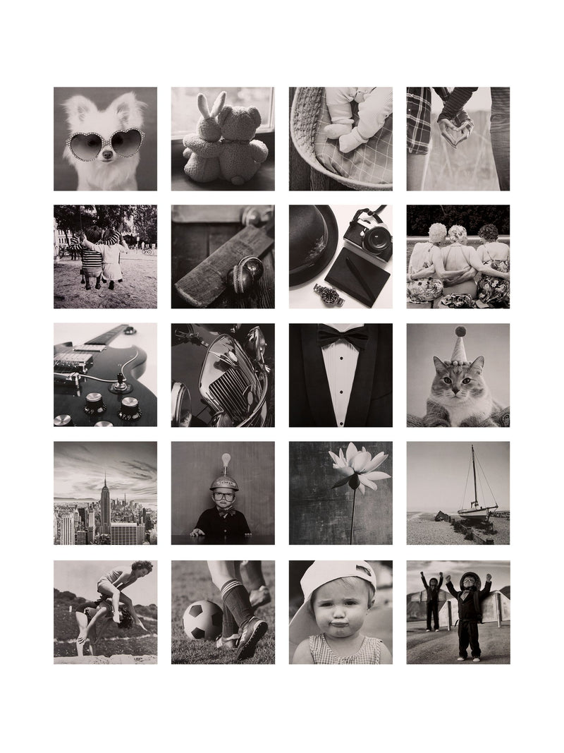 Hallmark White Photographic Design Blank Cards 20 Pack, UK version