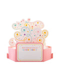 Hallmark 3D pop-up birthday card with colourful banner design, UK version
