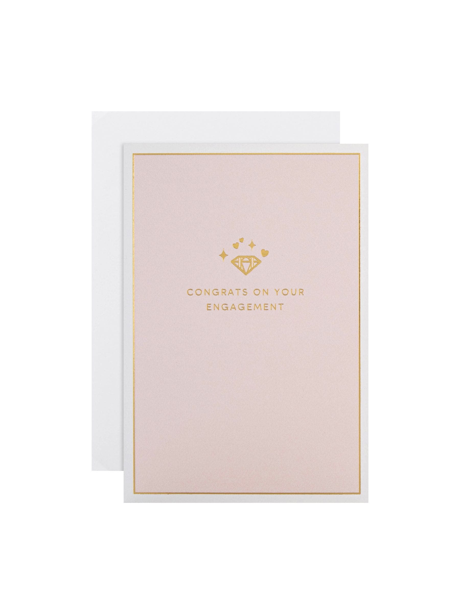 Hallmark pink engagement card 3D pop-up ring design greeting card, UK version