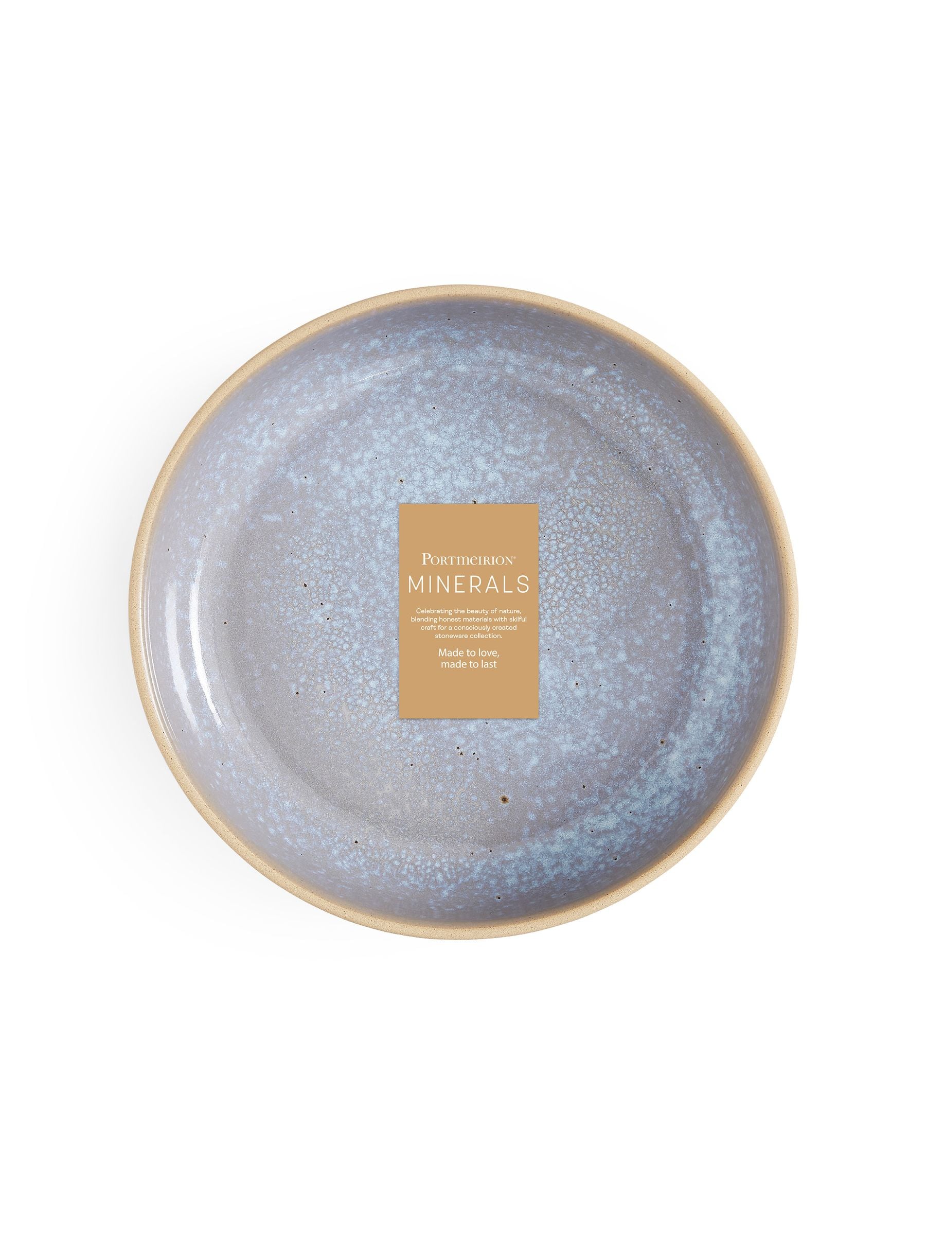 Portmeirion Aquamarine Minerals pasta bowls set of 4 (British brand)