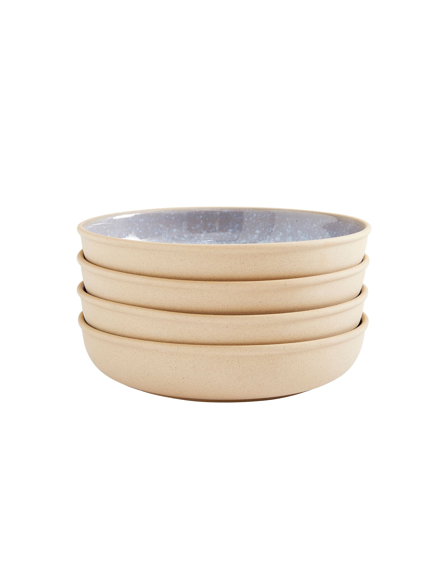 Portmeirion Aquamarine Minerals pasta bowls set of 4 (British brand)