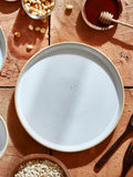 Portmeirion Moonstone Minerals dinner plate set of 4, imported from the UK