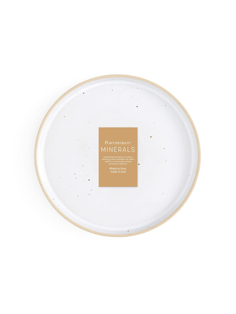 Portmeirion Moonstone Minerals dinner plate set of 4, imported from the UK