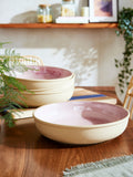 Portmeirion Aquamarine Minerals Medium Set of 4 Pasta Bowls