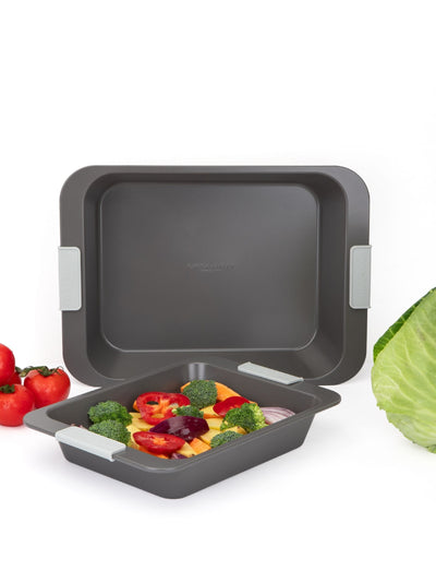 Laura Ashley Sage Leaf Sett med 2 Stekepanner