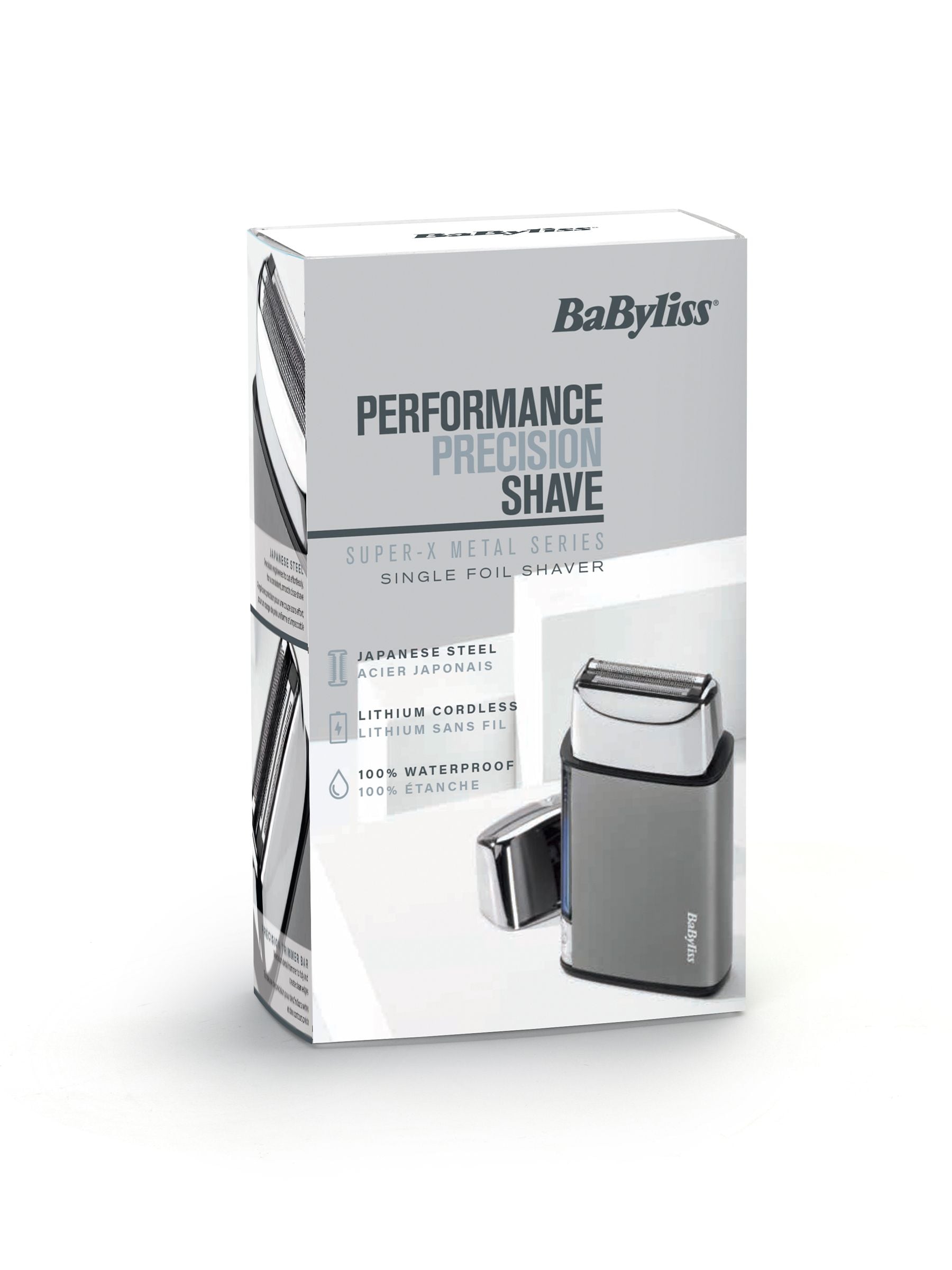 BaByliss Super-X Single Foil Shaver, imported from the UK