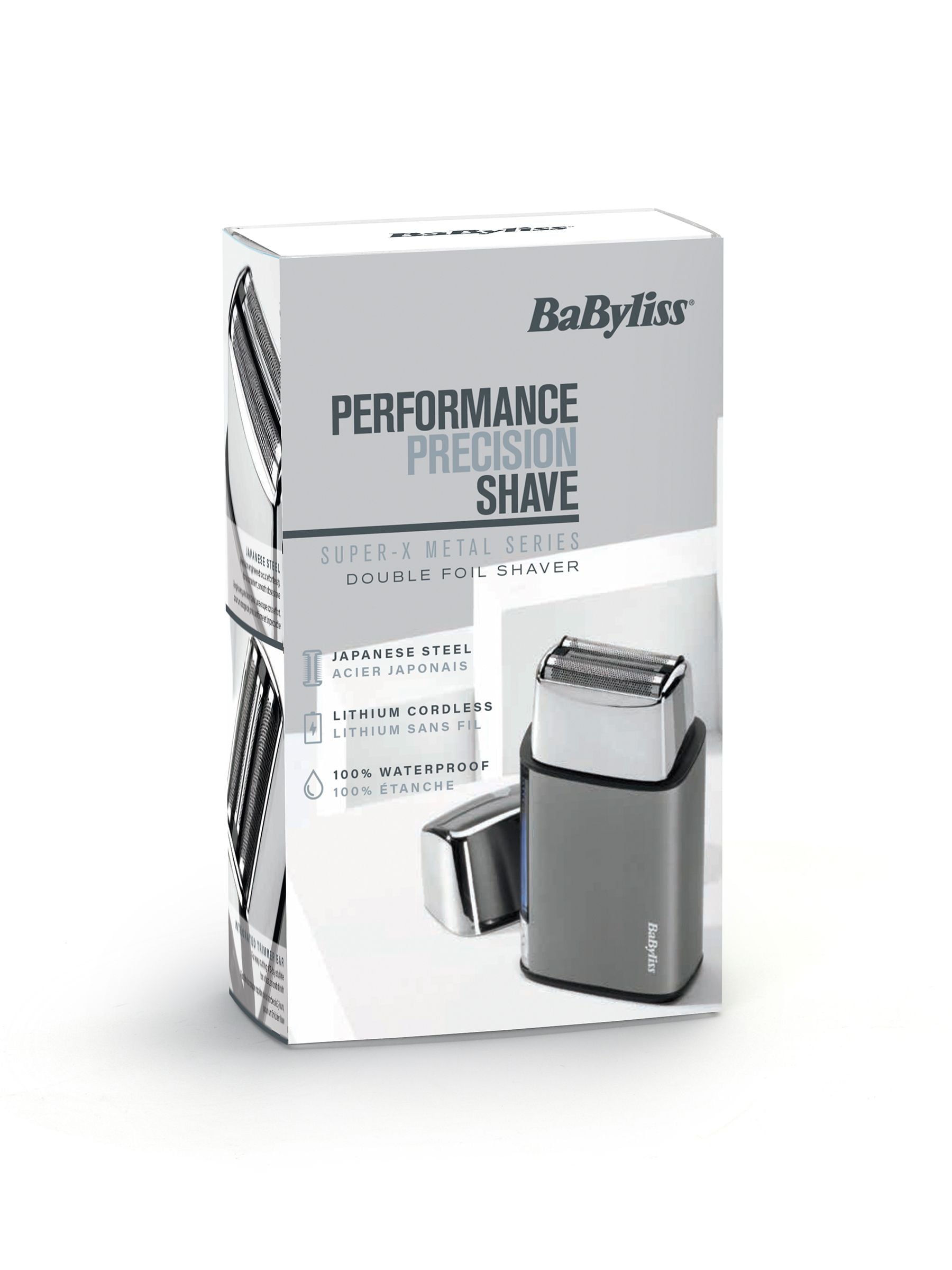 BaByliss Super-X double foil shaver, imported from the UK