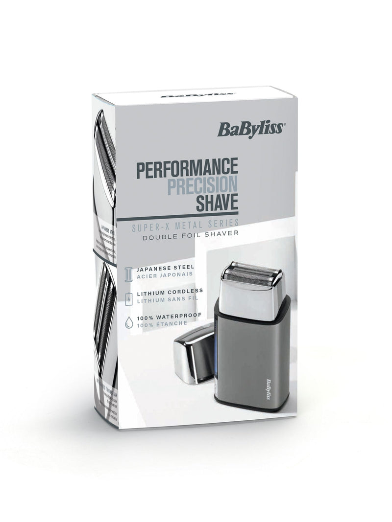 BaByliss Super-X double foil shaver, imported from the UK