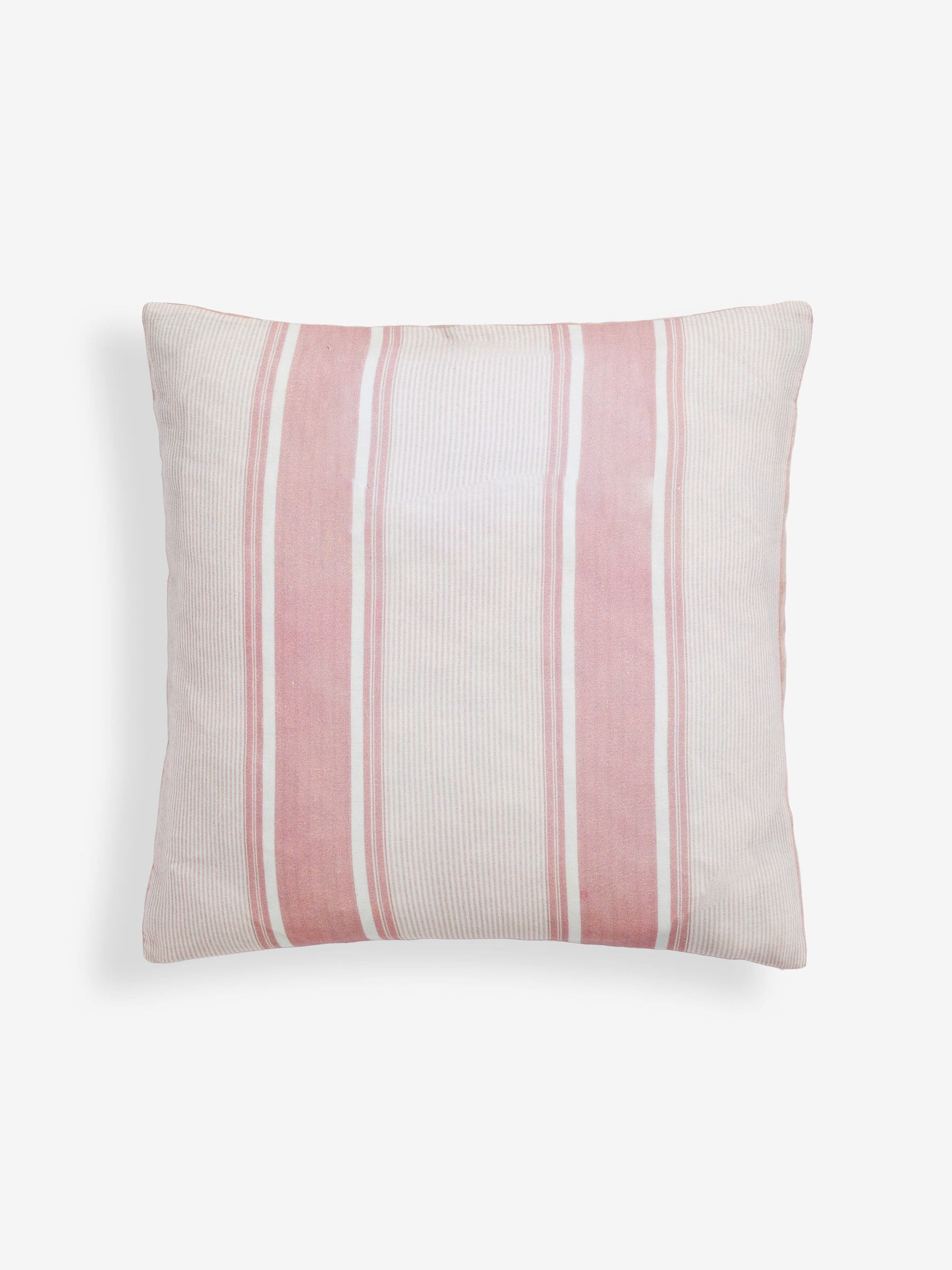 Shabby Chic pink stripe cushion 50x50cm, imported from the UK