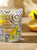 Lemon and bergamot fruity 1 wick candle - British product