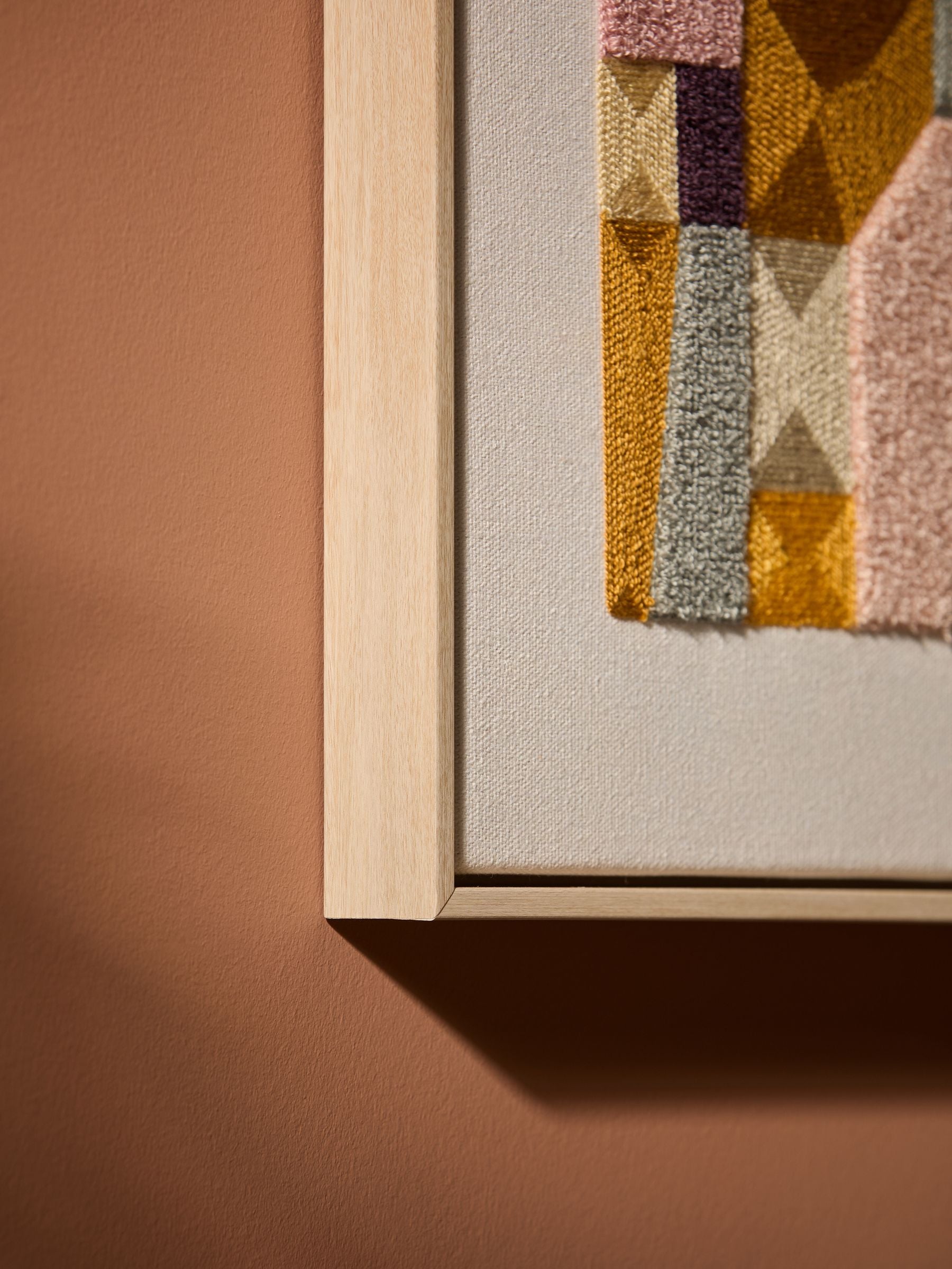 MADE.COM Alonzo embroidered wall art 40x30cm, imported from the UK