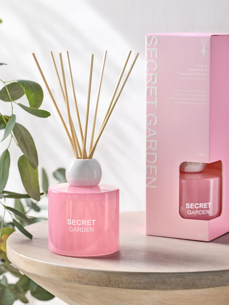 Pastels Secret Garden Pink Rose and Sandalwood Reed Diffuser 70ml