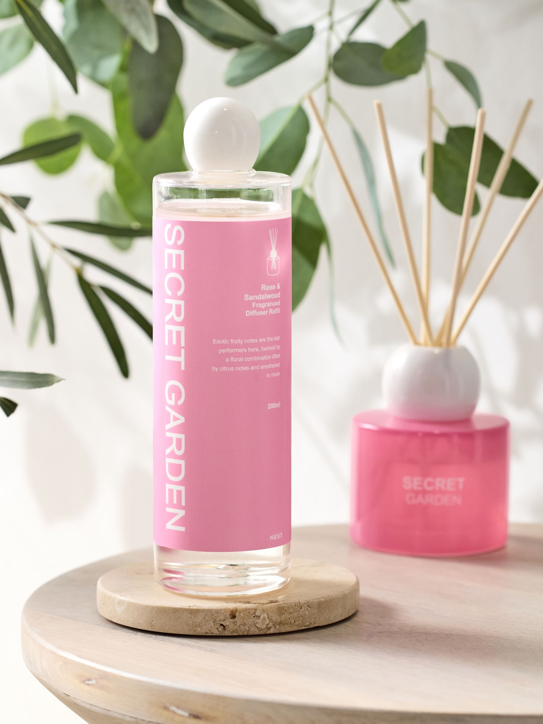 Pastels Secret Garden reed diffuser refill, imported from the UK