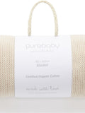 Purebaby textured knit blanket 80x100cm - British product