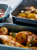 Joseph Joseph Blue Nest nonstick large roasting tray, imported from the UK