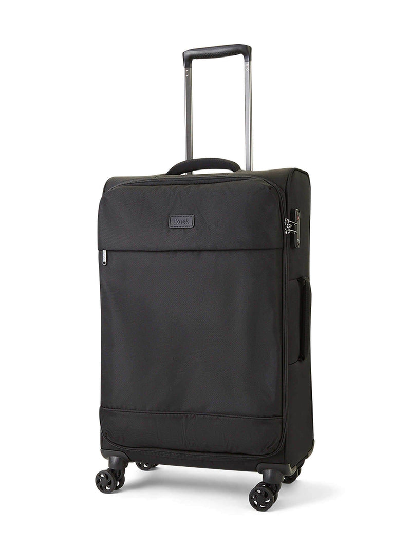 Rock Paris Black Medium Suitcase, UK version