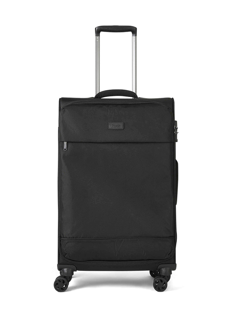 Rock Paris Black Medium Suitcase, UK version