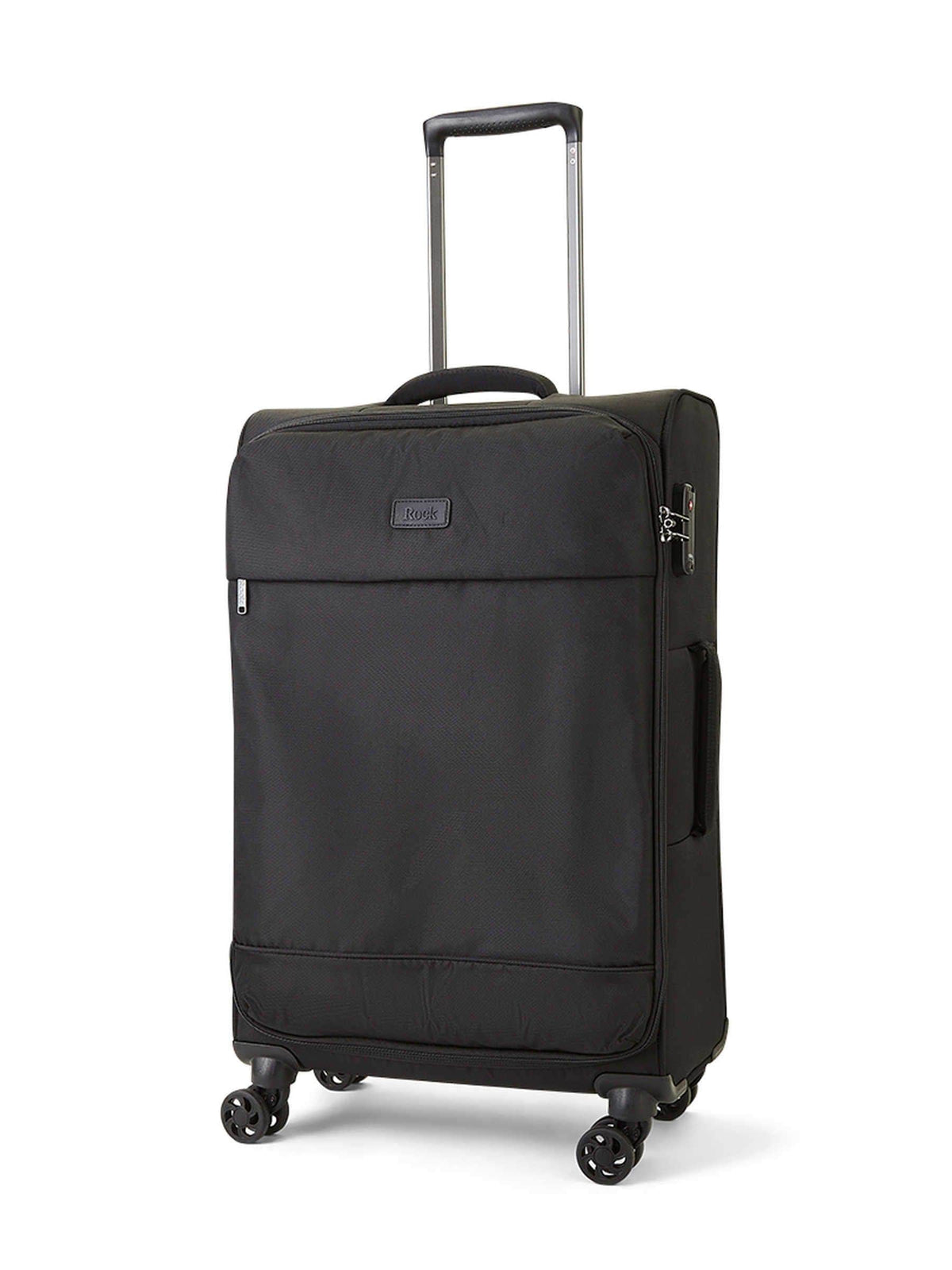 Rock Paris Black Medium Suitcase, UK version