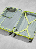 Rock Tulum 3-piece luggage set in green, UK version