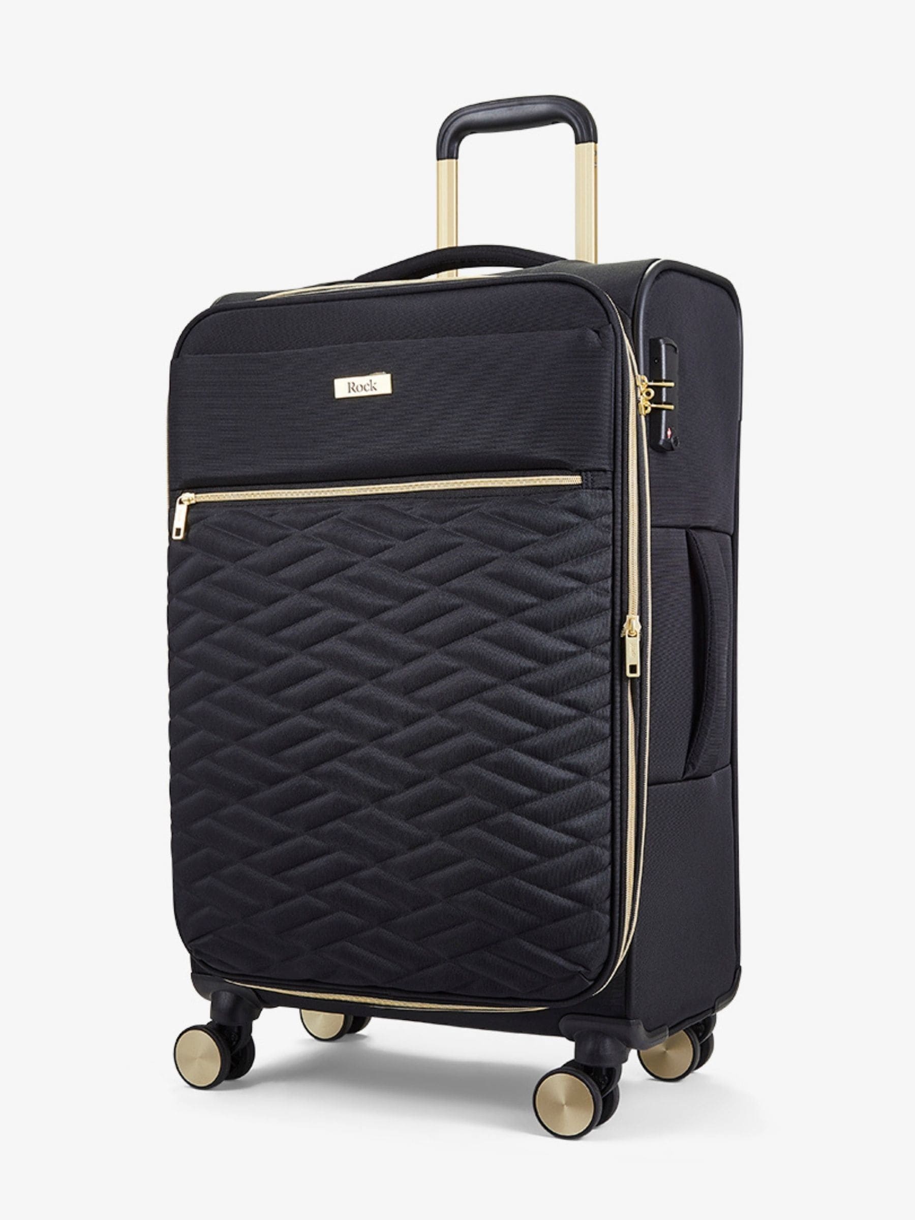 Rock Luggage Sloane medium suitcase black, UK version