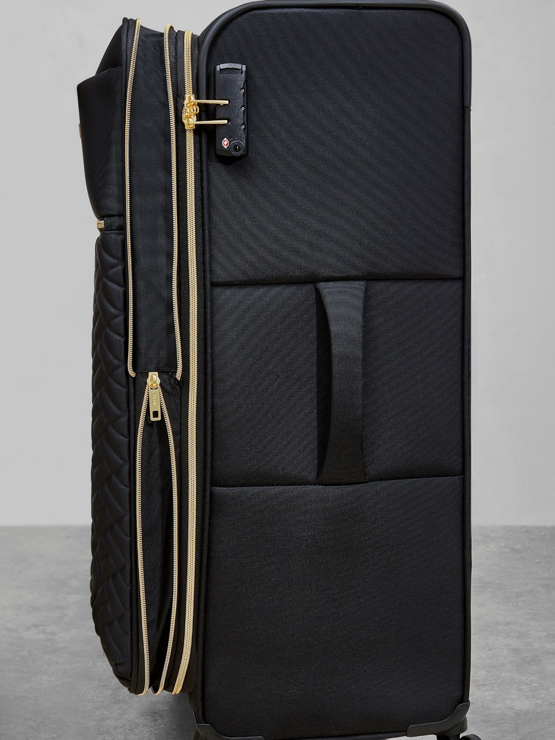 Rock Luggage Sloane medium suitcase black, UK version