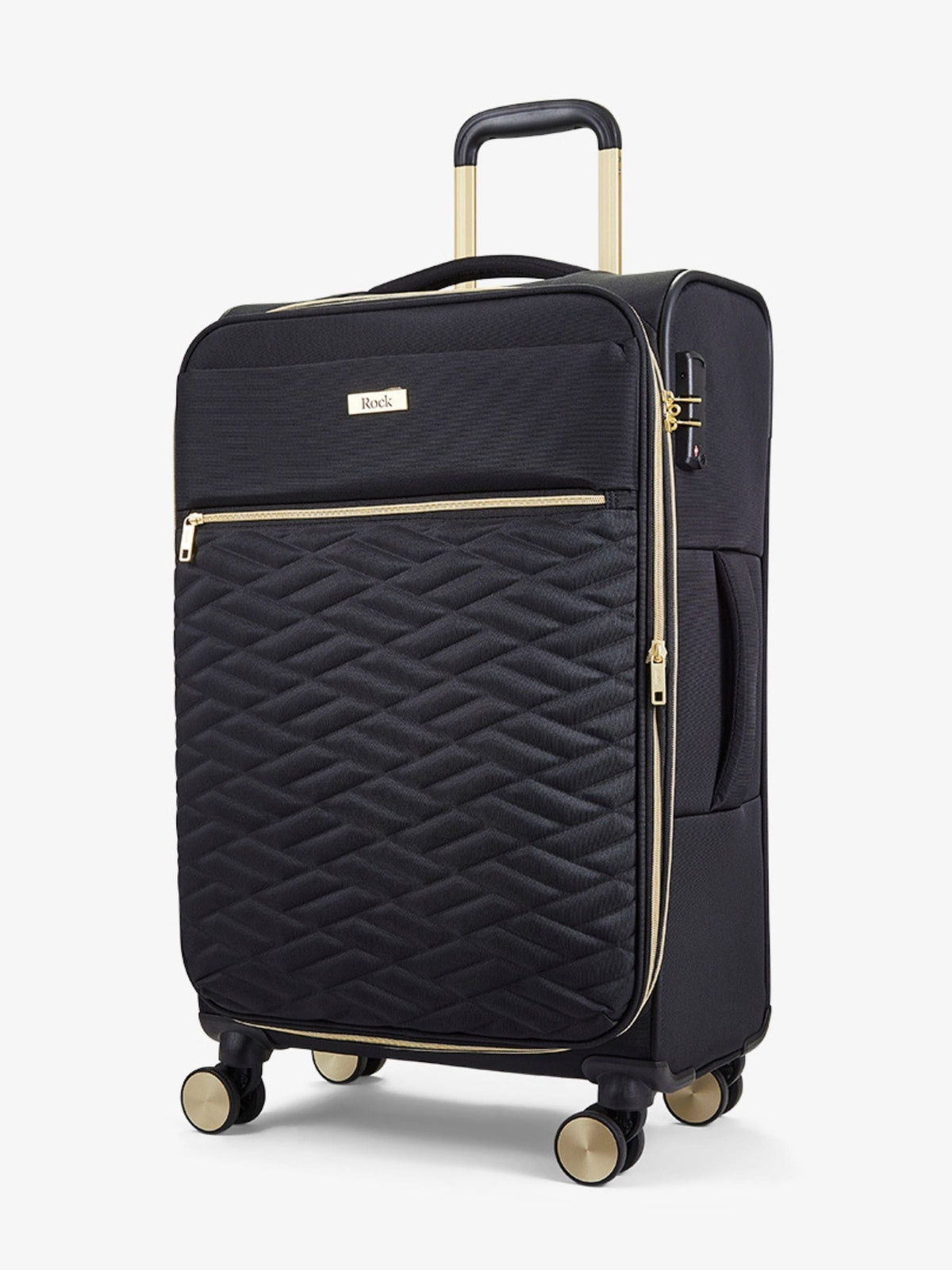Rock Luggage Sloane medium suitcase black, UK version