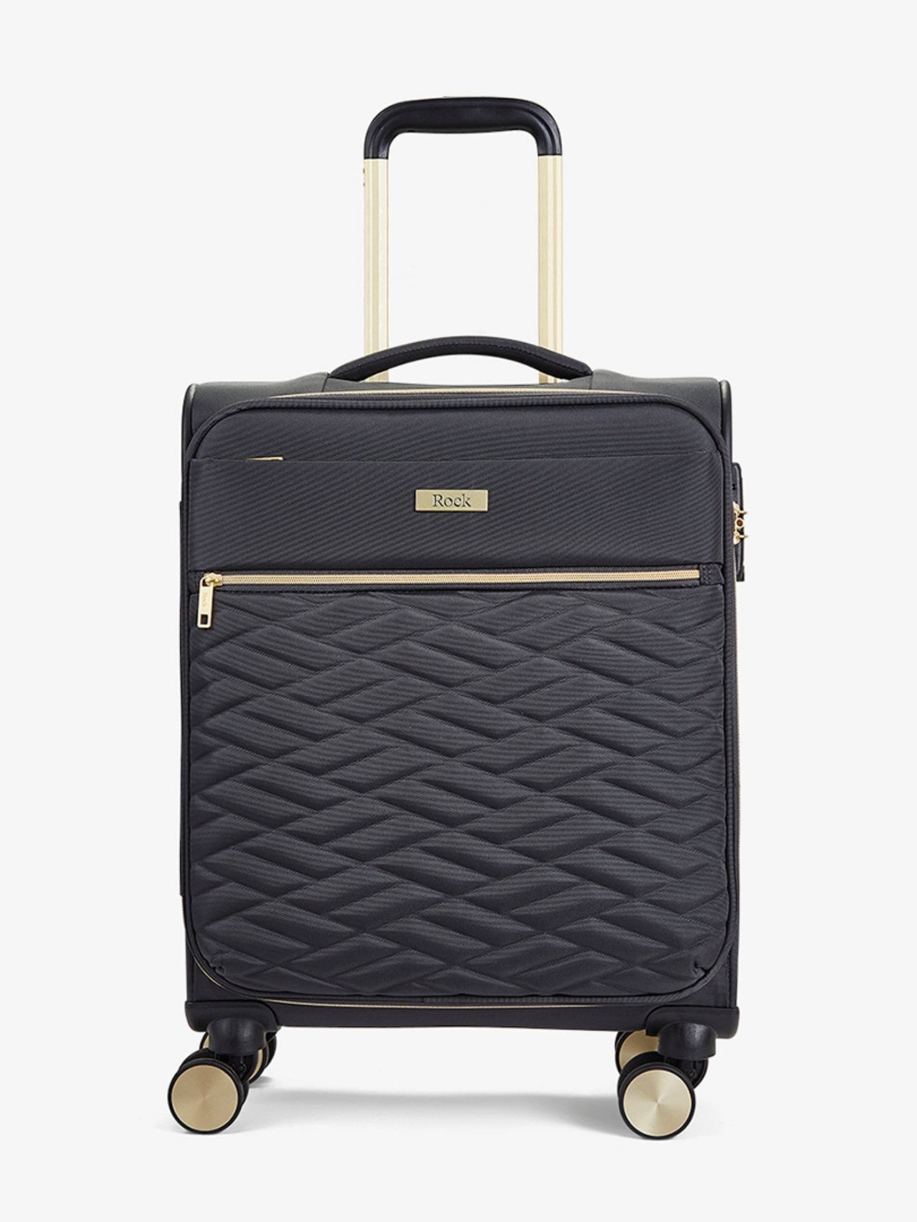 Rock Black Sloane cabin suitcase (British brand)