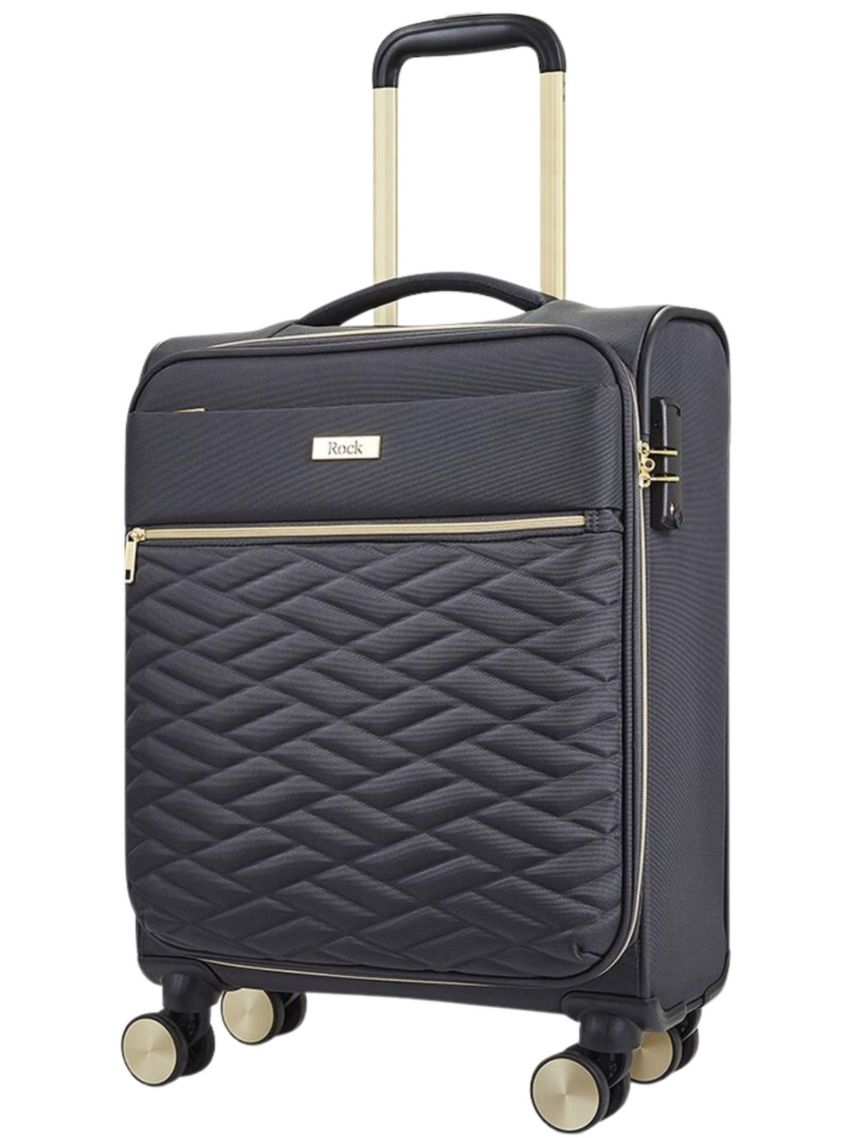 Rock Black Sloane cabin suitcase (British brand)