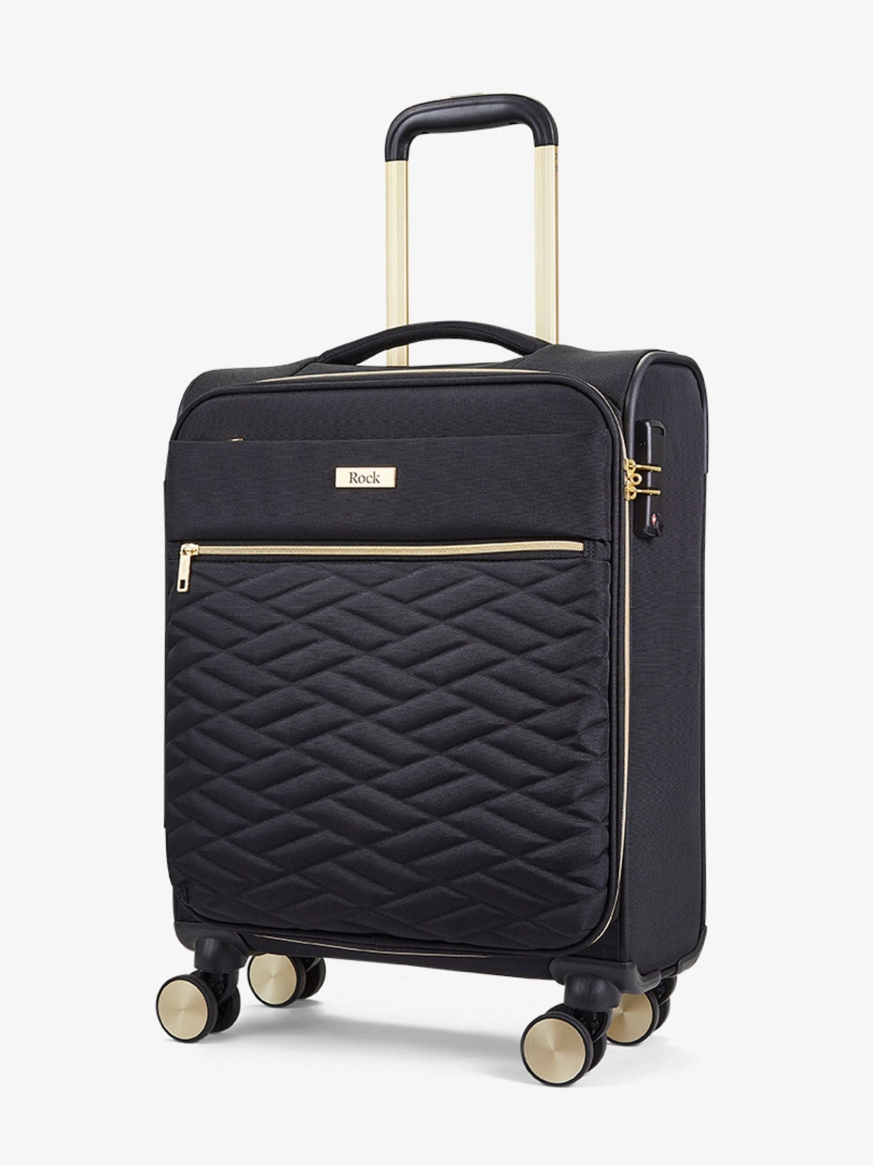 Rock Black Sloane cabin suitcase (British brand)