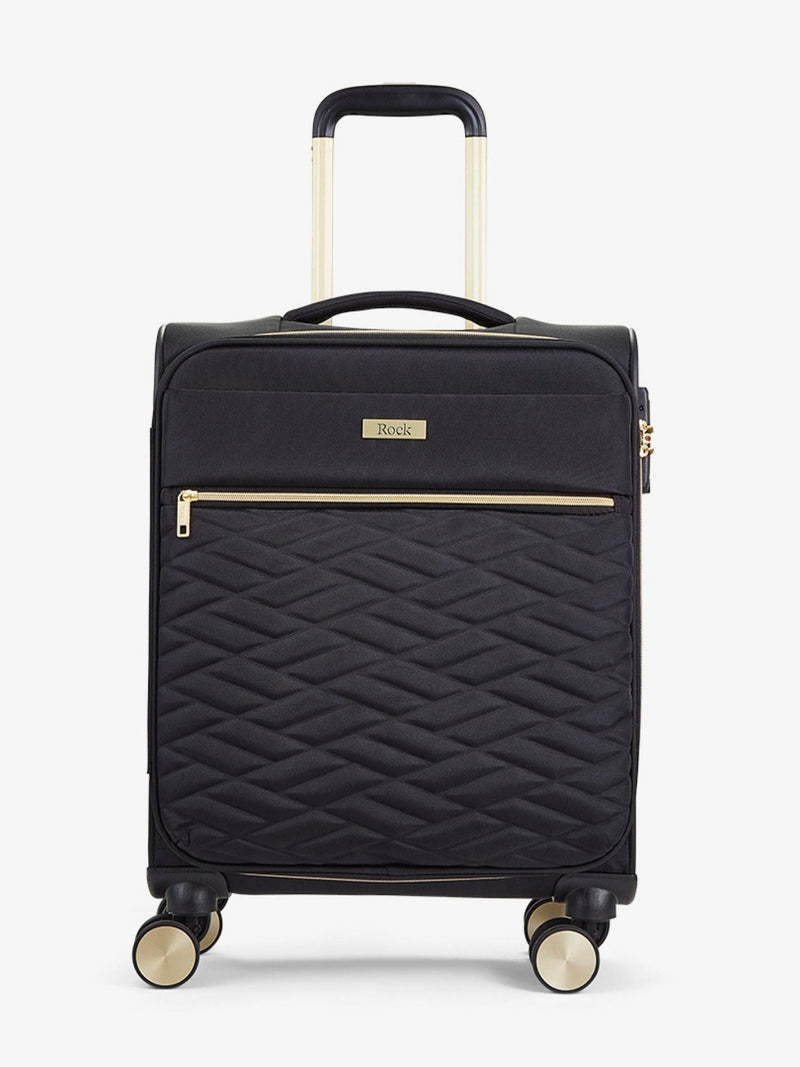 Rock Black Sloane cabin suitcase (British brand)