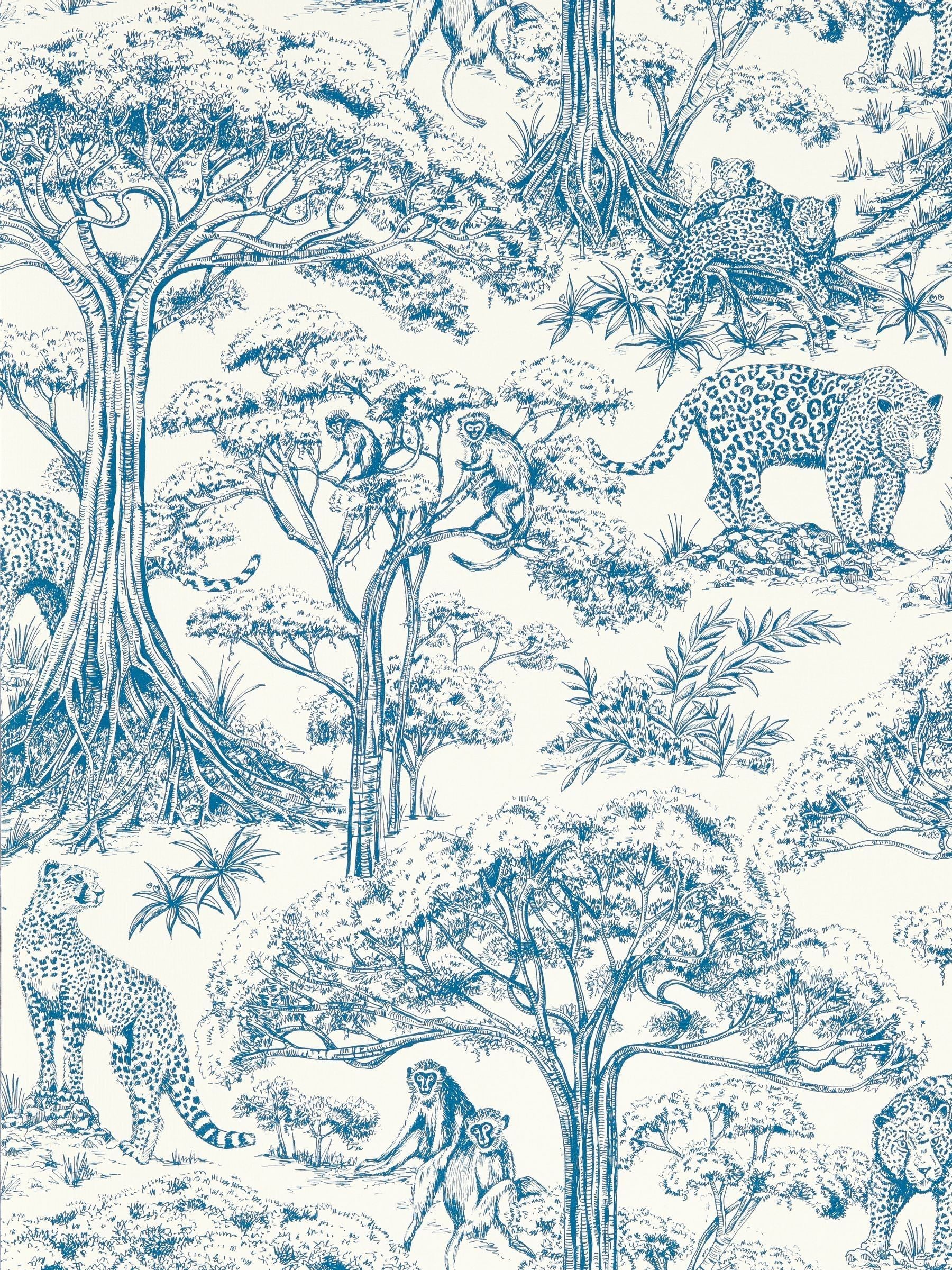 Clarke and Clarke Caribbean Kisumu wallpaper sample - British product